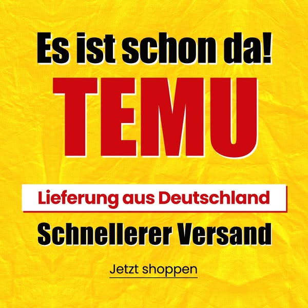 Tolle Angebote bei Temu
