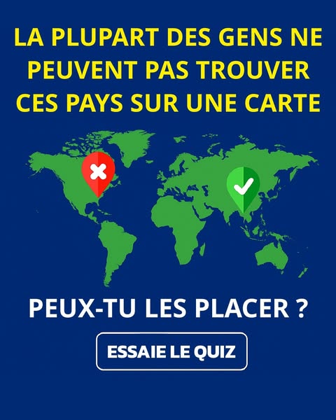 La plupart des adultes échouent à ce quiz de géographie de l'école primaire