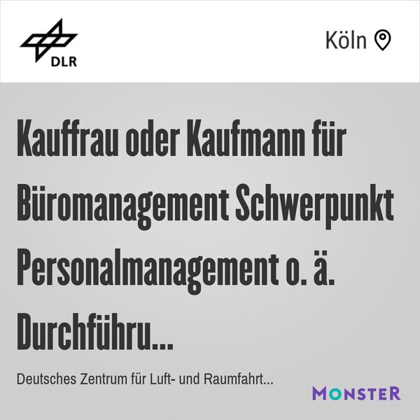 Kauffrau oder Kaufmann für Büromanagement Schwerpunkt Personalmanagement o. ä. Durchführu...