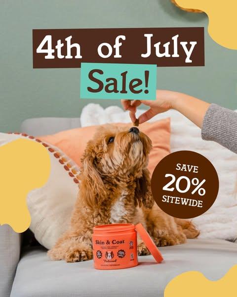 4th of July Sale! Get 20% OFF Sitewide!