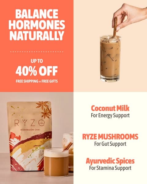 FEEL BETTER With RYZE Mushroom Chai! ☕️