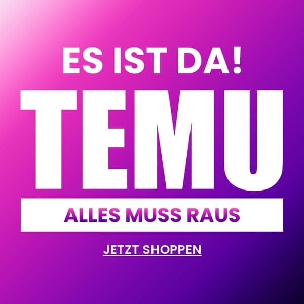 Tolle Angebote bei Temu