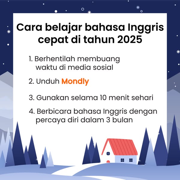 Cara belajar bahasa Inggris cepat di tahun 2025