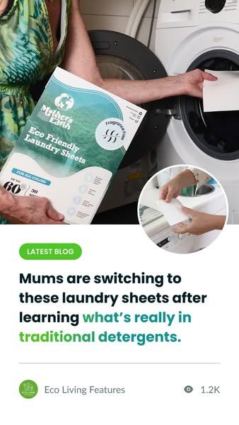 Eco-Friendly Laundry Sheets | Plastic-Free Detergent