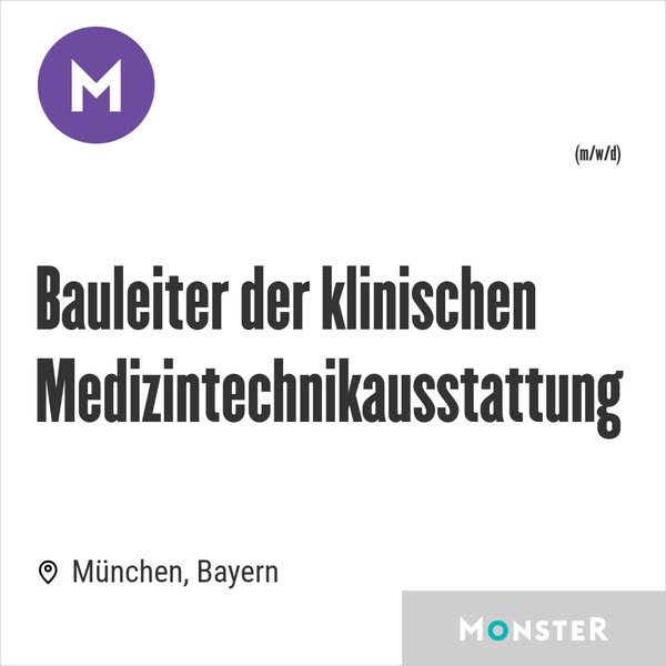 Bauleiter der klinischen Medizintechnikausstattung