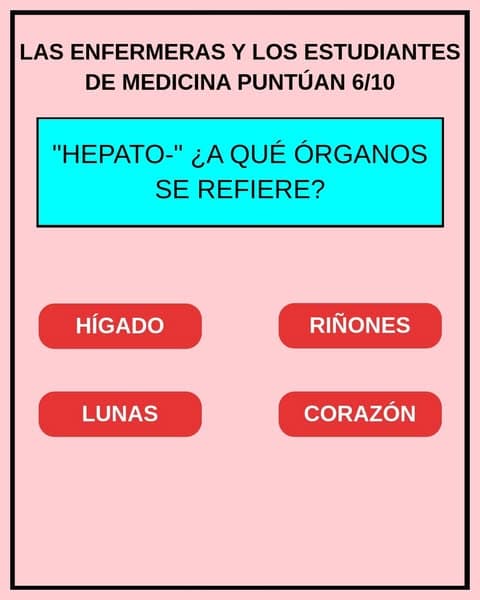 ¿Puedes acertar siquiera una vez en este cuestionario de jerga médica?