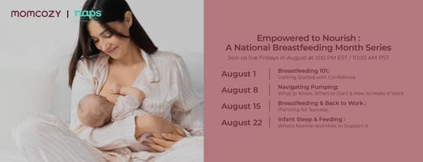 🎁 Weekly giveaways from Momcozy’s breastfeeding essentials