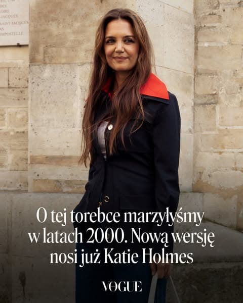 O tej torebce marzyłyśmy w latach 2000. Nową wersję nosi już Katie Holmes