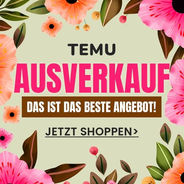 Tolle Angebote bei Temu