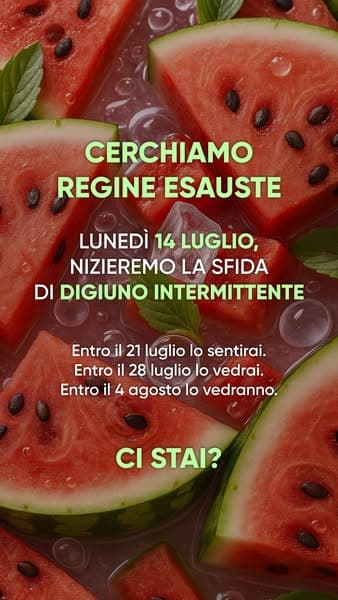 Inizia la tua trasformazione ora!
