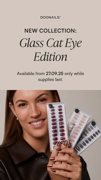 Dai un upgrade alle tue unghie – scopri subito la Collezione Doonails! 💕 Glass Cat Eye