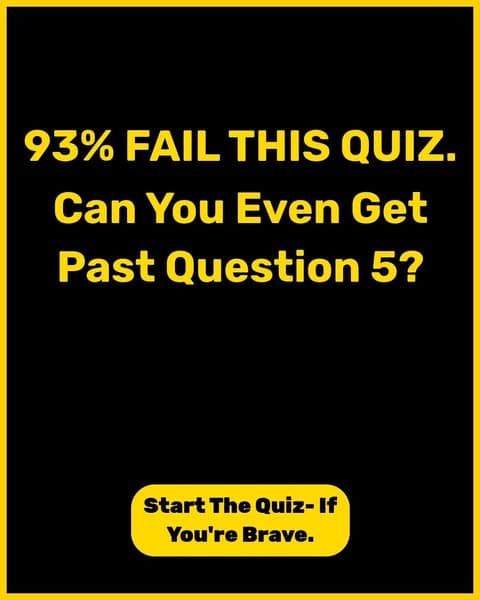 Most Adults Fail This Quiz. Can You Get One Correct Answer?