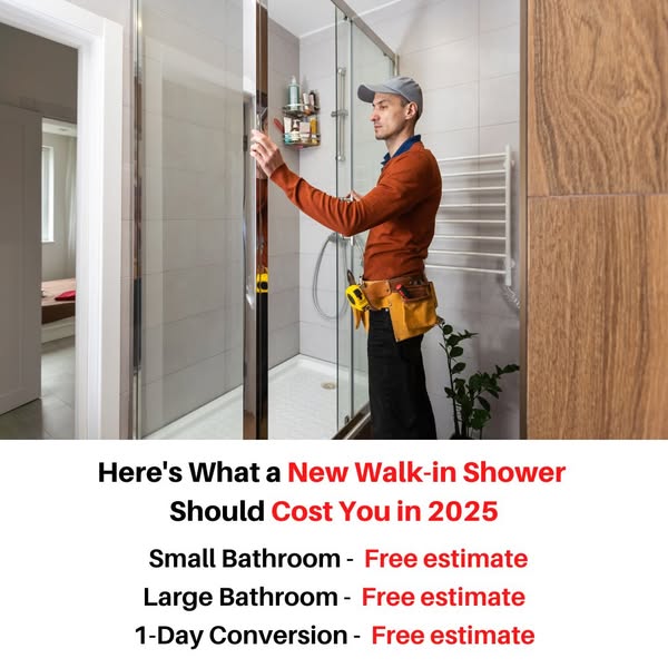 Here’s What a New Walk-in Shower Should Cost You