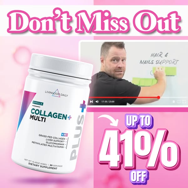 Up To 41% OFF The Livingood Daily Collagen + Multi
