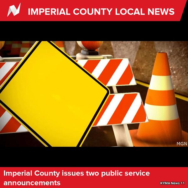 Breaking news from Imperial County!