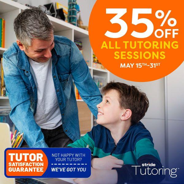 🔓 Unlock 35% OFF ALL Tutoring Sessions