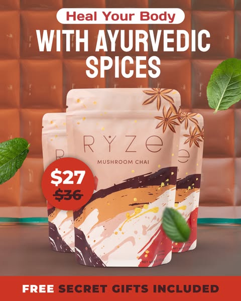 FEEL BETTER With RYZE Mushroom Chai! ☕️