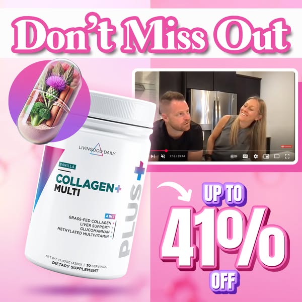 Up To 41% OFF The Livingood Daily Collagen + Multi