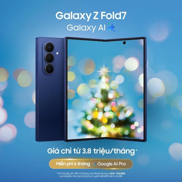 Quà Giáng Sinh từ Galaxy Z Fold7