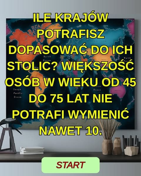 Ile krajów możesz dopasować do ich stolicy?