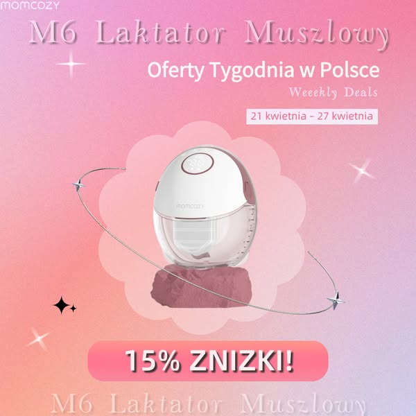 🎉 15% zniżki｜M6 niewidoczna pompa – wolne ręce + 15% zniżki! 🍼