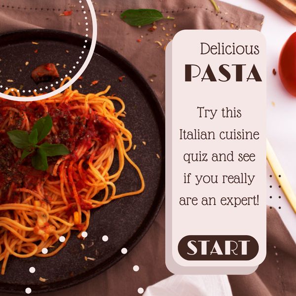 How Deep is Your Love for Italian Cuisine? Test Yourself! 🍕🔍