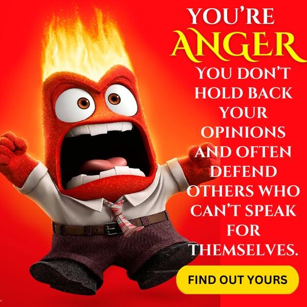 Which Inside Out Emotion Are You?
