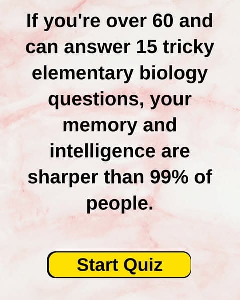 Take The Elementary School Biology Quiz Now 👉👉👉