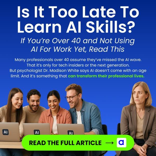 Is It Too Late To Learn AI Skills?