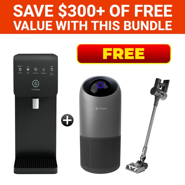 Buy 1 Water Purifier Get 1 FREE Air Purifier + 1 FREE Vacuum