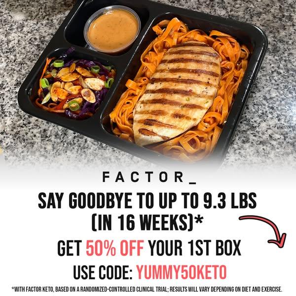 HURRY FOR 50% OFF YOUR 1ST BOX + 20% OFF YOUR NEXT MONTH WITH CODE YUMMY50KETO