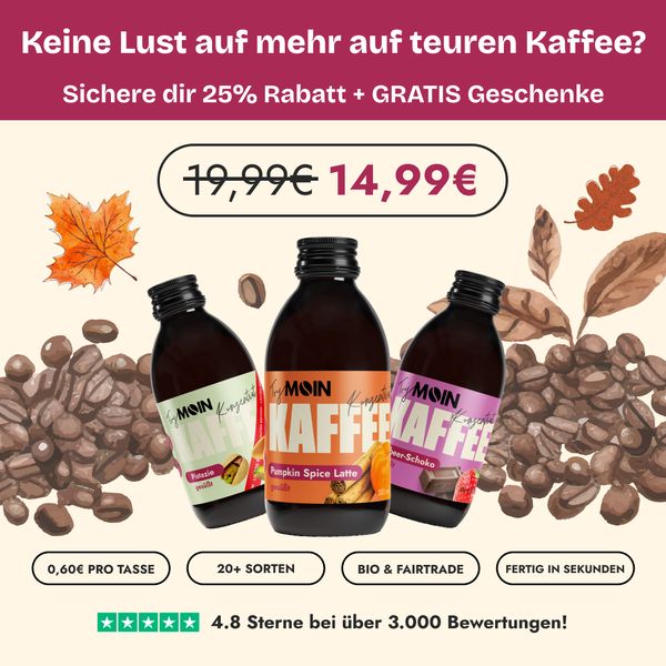 Gratis Geschenke + Bis zu 25% Rabatt ☕️