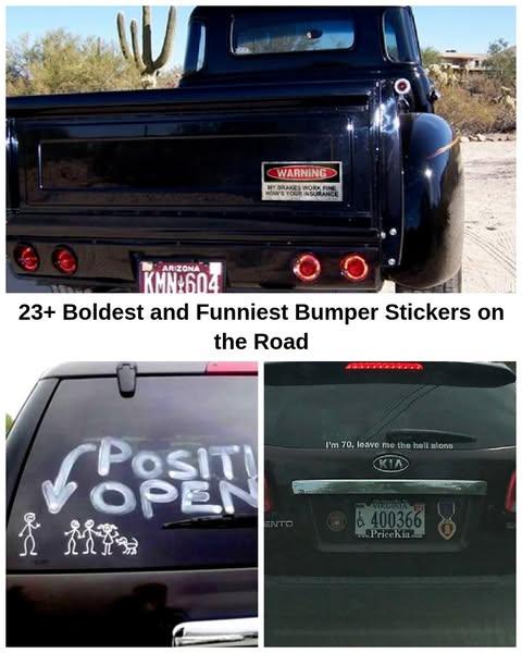 22+ Bumper Stickers That Had Everyone Laughing in Traffic