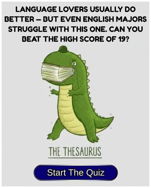 Think You’re Good With Words? Prove It With This Trivia Quiz