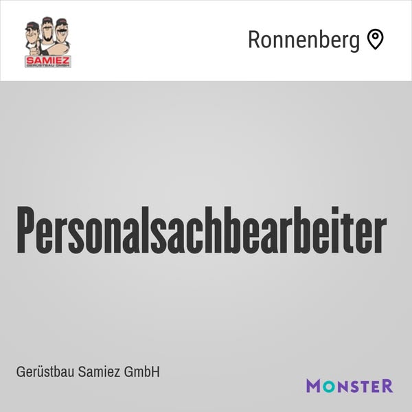 Personalsachbearbeiter