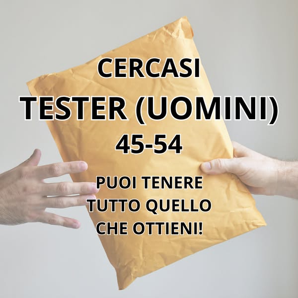 Cercasi: Uomini in Italia! Puoi tenere tutto quello che ricevi!