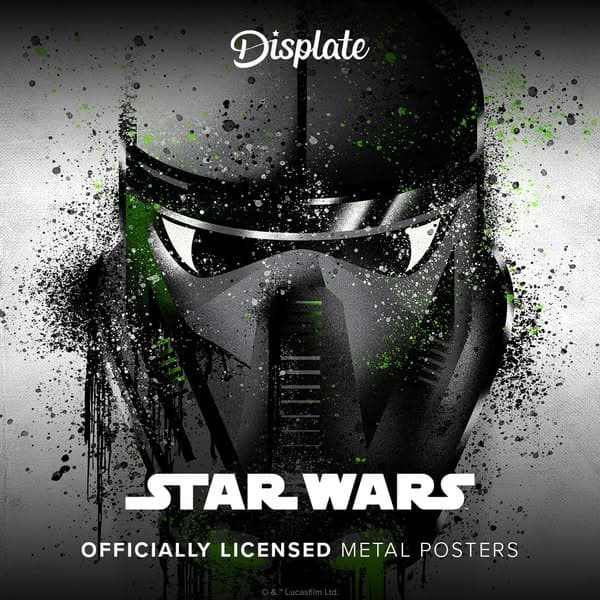 Star Wars art on metal