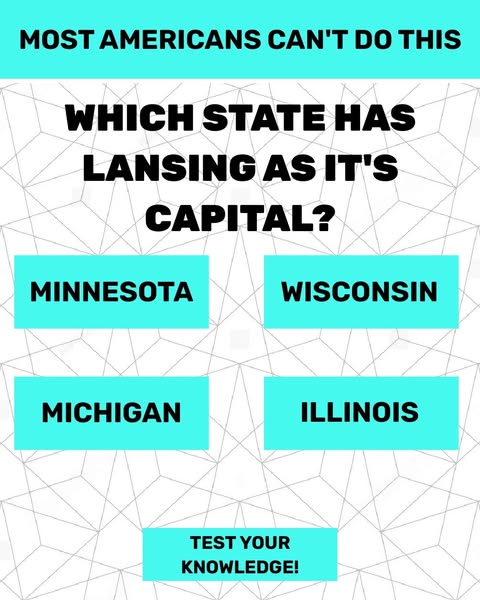Can You Match Every State to Its Capital❓