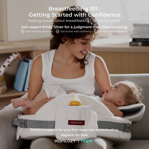 🎁 Win Momcozy MaxSupport Nursing Pillow