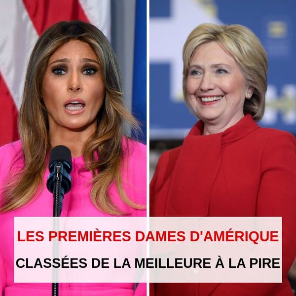 Les premières dames des États-Unis, classées dans l'ordre