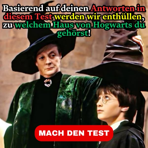 🪄 Welches Hogwarts-Haus Bist Du?