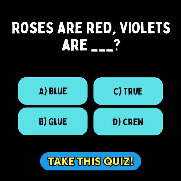 🎶 Can You Complete the Rhyme?