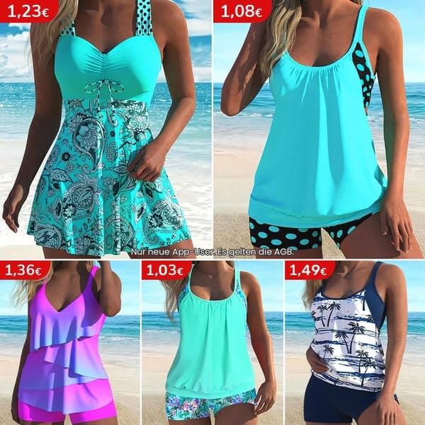 Trendige Tankinis für den Sommer