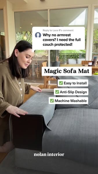 The Only Mat That Covers Armrests Too