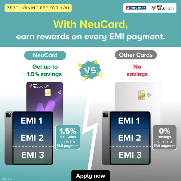 Save while you pay EMIs 🎉