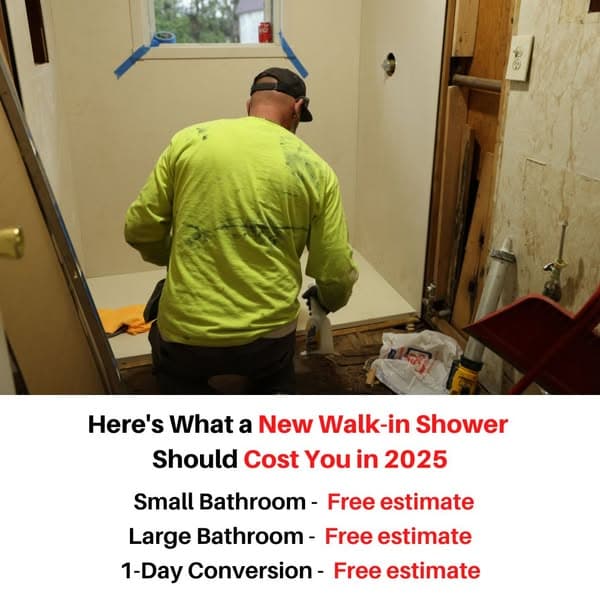 Here’s What a New Walk-in Shower Should Cost You