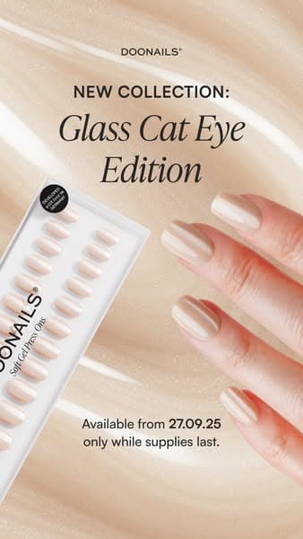 Dai un upgrade alle tue unghie – scopri subito la Collezione Doonails! 💕 Glass Cat Eye