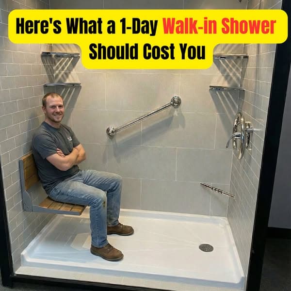 Here’s What a 1-Day Walk-in Shower Should Cost