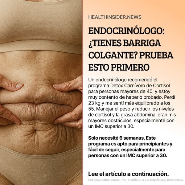 Detox de Cortisol para hombres y mujeres mayores de 40 años