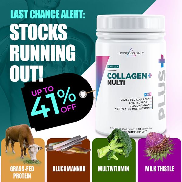 Up To 41% OFF The Livingood Daily Collagen + Multi